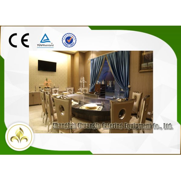 LPG / Pipeline Natural Gas Indoor Teppanyaki Grill Equipment With Air Extractor