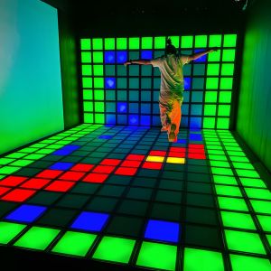 Brick Dance Floor Light Interactive LED Floor 30x30cm Active Game For Indoor