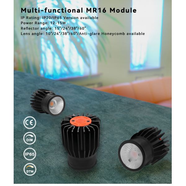 MR16 LED Module Single Colour Heat Sink For Commercial Lighting