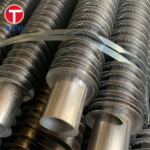 KL Type Fin Tube Stainless steel Knurled L Footed Finned Tube For Heat Exchanger