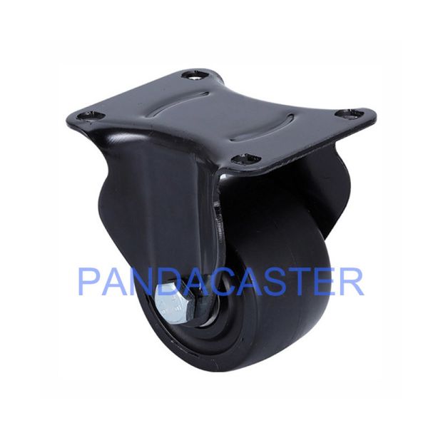 Buy 2 Polyurethane Casters And Wheels Top Plate Rigid Fixed Casters at wholesale prices
