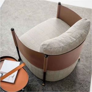 Living Room Single Seater Armchair Home Furniture Accent Grey 70x72x68cm