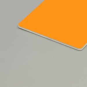 HDPE Orange Fire Rated Aluminum Composite Panel B1 Grade Fireproof External