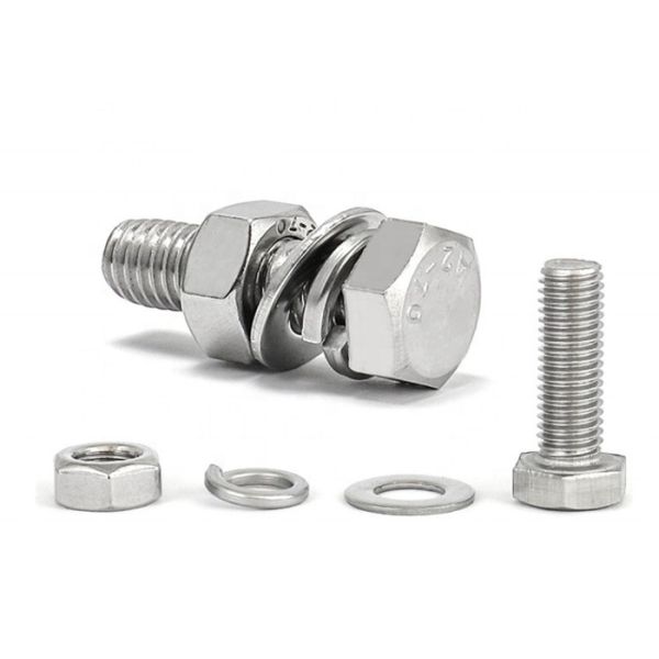 Buy Bolzen Hex Washer Head Screw M40 Black Oxide Hex Bolts at wholesale prices