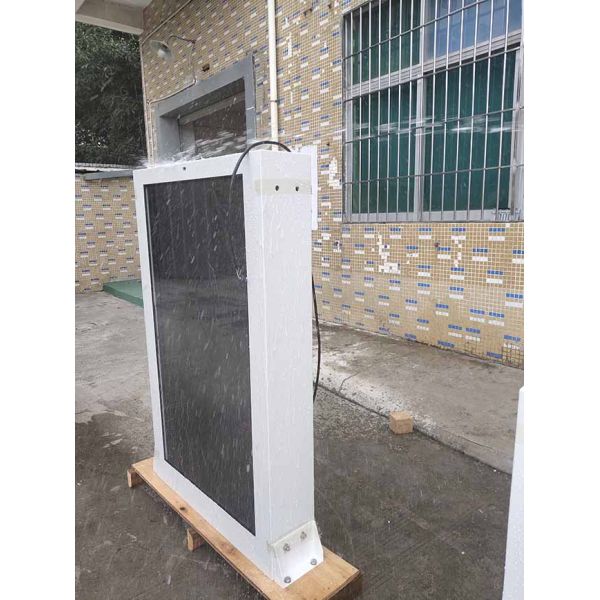 High Brightness 55 Inch Computer LCD Monitor Outdoor Advertising Display Stand Exterior Electronic Message Boards