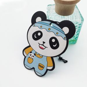 Customized 2mm Lemon Scent Hanging Paper Car Air Freshener