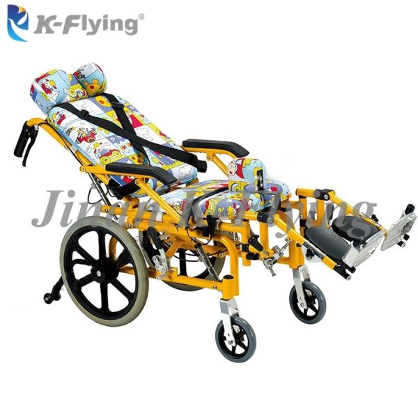 Stable Medical Rehabilitation Equipment Children Manual Cerebral Palsy Wheelchair