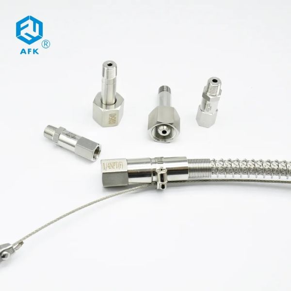 Rounded Industrial Stainless Steel Hose Swivel 3000psi High Pressure Flexible