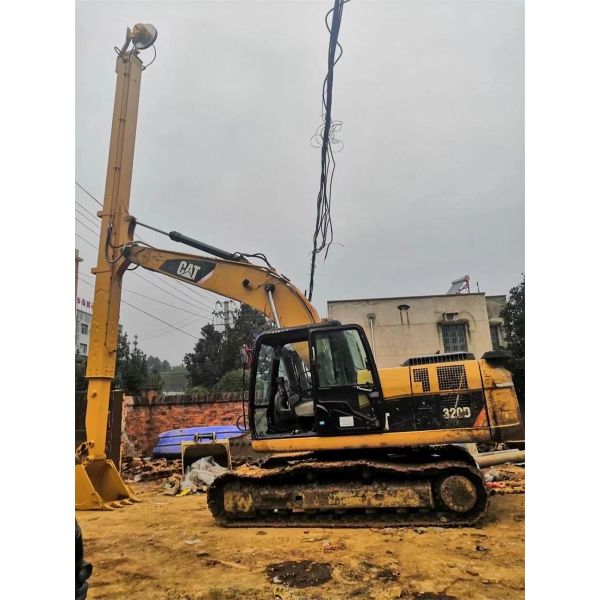 two section telescopic boom telescopic arm concrete pump excavator long reach boom