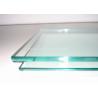 10mm Clear Toughened Heat Soaked Tempered Safety Glass Panel Round Corner And Holes for sale