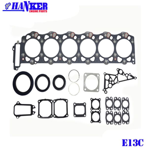 Buy Hino E13C Excavator Engine Full Cylinder Head Gasket Set at wholesale prices
