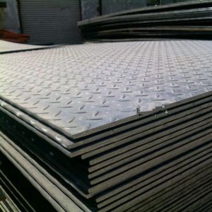 Quality 10mm 16mm St37 Q235b Hr Checkered Iron Sheet Patterned Plate for sale