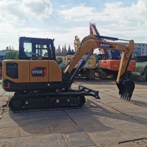 2023 Sany SY55U Mini Excavator with 5780KG Operating Weight and 0.23m³ Bucket