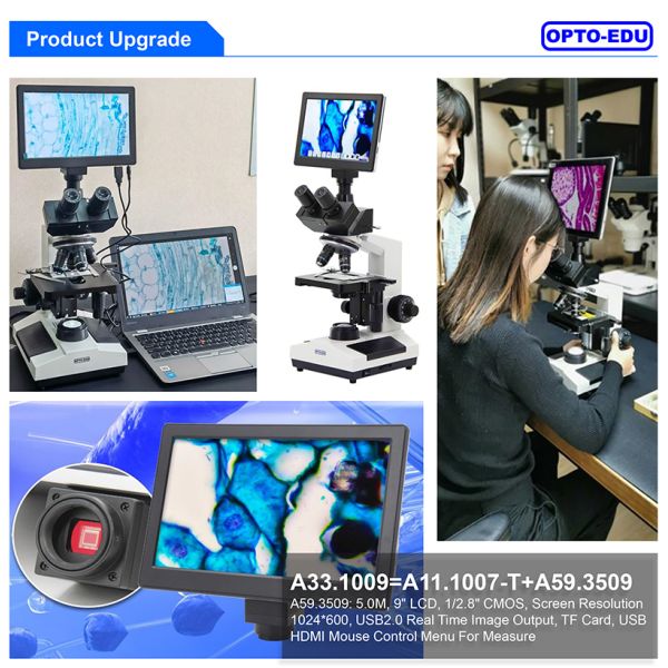 Laboratory Compound Xsz 107bn 1600x Biological Microscope