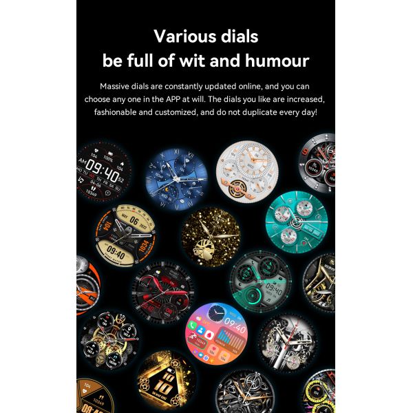 HK85 Ladies Bluetooth Smart Watch 1.43 Amoled Bt Calling NFC Health Monitor