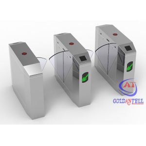 Access Control Face Recognition Turnstile Waterproof Outdoor With Barcode