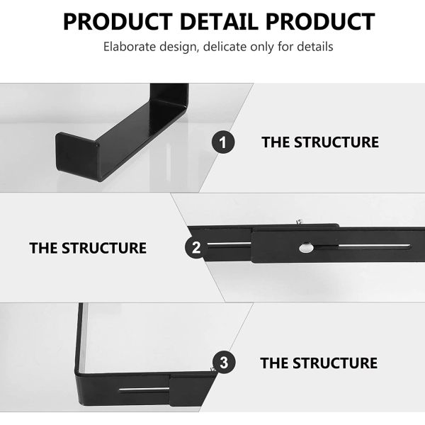 Heavy Duty Iron Flower Box Wall Mounting Hooks for Universal Window Box Brackets