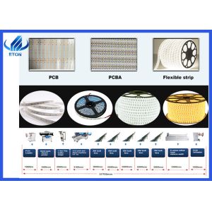 Any length LED strip assembly dual arm high speed SMT pick and place machine