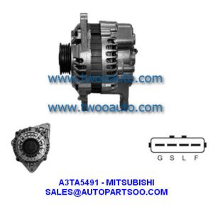 A3TA5491 MD374904 - MITSUBISHI Alternator 12V 100A Alternadores