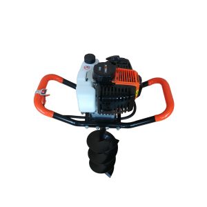 52CC Earth Auger 6" Auger Bit Digger 32 Inch Gas Power Post Hole Digger