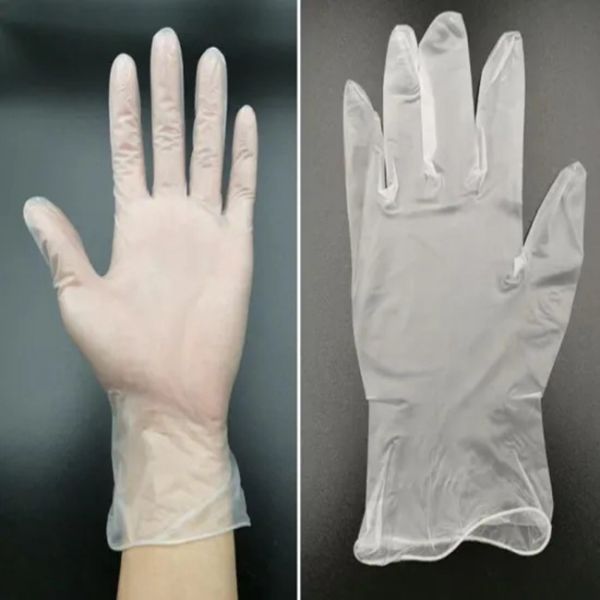Powder Free Vinyl 240mm Nitrile And Latex Gloves Disposable
