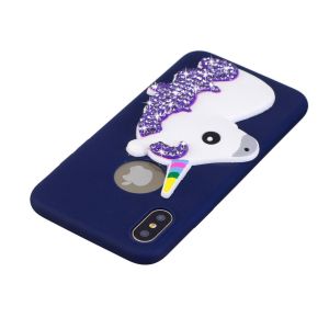 3D Cartoon Animal RhinestoneSilicone Soft Bling Glitter shockproof tpu phone