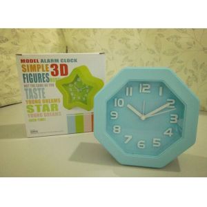 Simple 3D Figures Alarm Clock