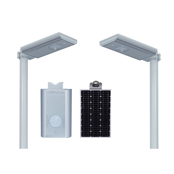 1440LM 2700-6500k LED Solar Street Light With Lithium Ion Battery , IP65 Rating