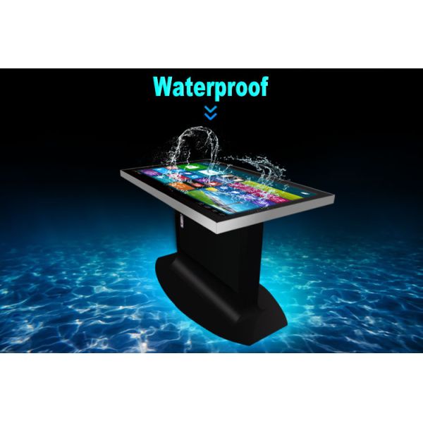 Wide Viewing Angle Multi Touch Screen Table Desk 43 Inch Full HD Display 1080P