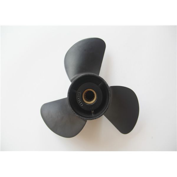 Black Stainless Steel Boat Propeller 15 Spline For Yamaha Engine 60HP-115HP