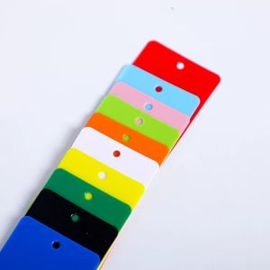 Factory Customized Blank Matte PVC Tag Waterproof Plastic Tag