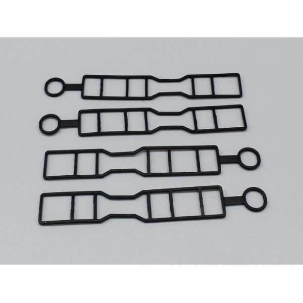 Black SMC AIR TAC Solenoid Valve Seals , NBR Hardess 80 Vacuum Pump Seal