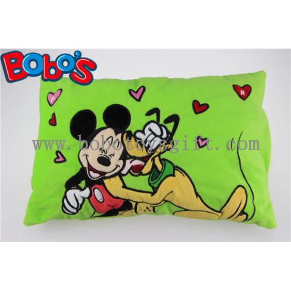 Factory Sale Plush Embroidery Character Pillows Stuffed Recorder Cushion