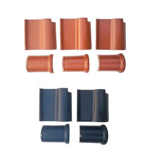 Spanish Ceramic Roof Tile Vibrant Color Options 310*310mm Premium Clay