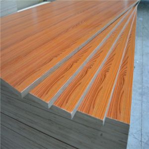 E1 E2 Melamine Paper Faced Laminated Block Board For Packaging Flooring 18mm