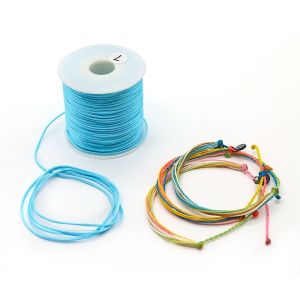 Satin Silk Trim Cord Chinese Knotting Thread for Jewelry Making and Hair