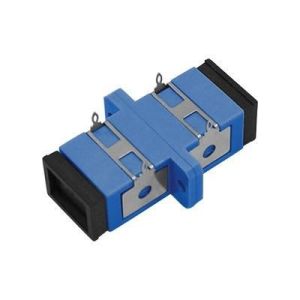 Rectangular Singlemode Fiber SC Coupler Easy Installation Blue