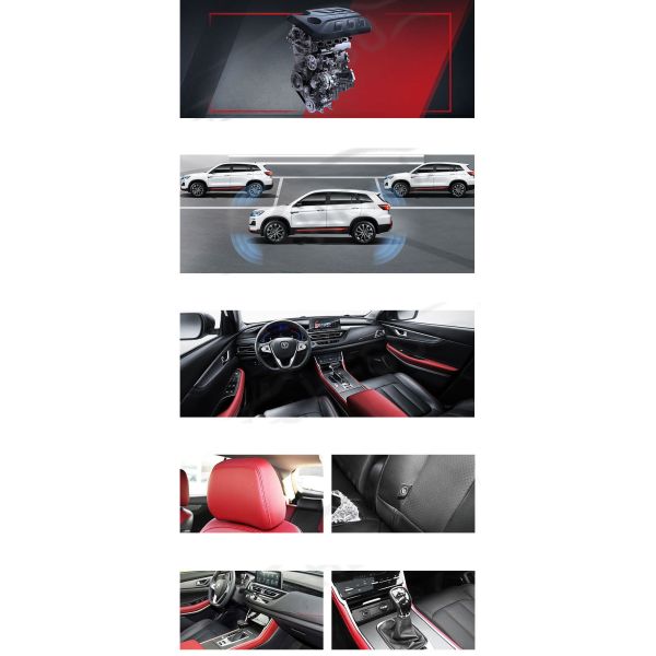 Changan CS75 Plus 2021 2022 2023 Model 4x2 Gasoline SUV Car with Minimum Grand Clearance