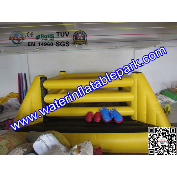 Buy Adult and Kid Inflatable Sports Equipment , Inflatable Boxing Ring at wholesale prices