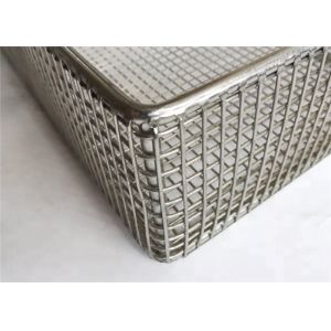 Sterilization Stainless Steel Mesh Basket Basket Medical Autoclave Tray Alkali