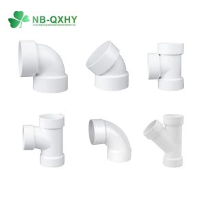 Clean and Tidy PVC UPVC Tube Fitting for Water Drainage PVC Material 100%
