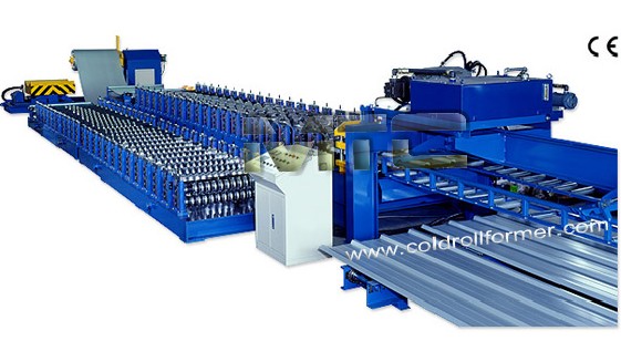 Buy Trapezoidal Roofing Sheet Roll Forming Machine at wholesale prices