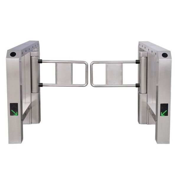 IP32 Pedestrian Swing Barrier Gate Electro Mechanical Brush 24VDC