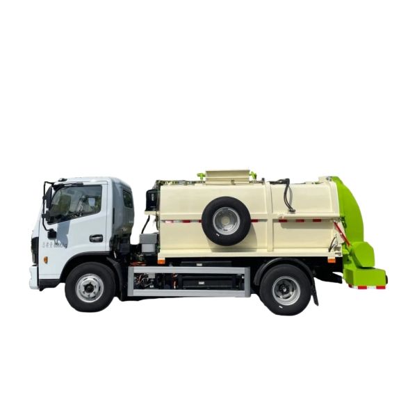 Self-Unloading Electric Waste Hauler Combining Pure Electric Energy with