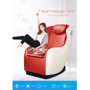 White Leather Electric Massage Recliner Chair SAA 4d Odm