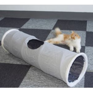 Outdoor Foldable 2 Peepholes Cat Play Tunnel