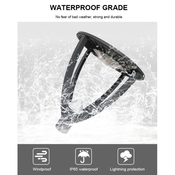 Outdoor ROHS Anti Shock 20W 6000K LED Lawn Lamp Easy To Install