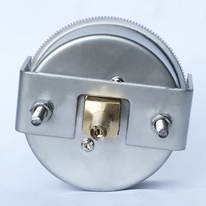 316 SS U Clamp Pressure Gauge 80 CmH2O EN837-3 Capsule Vacuum Gauge