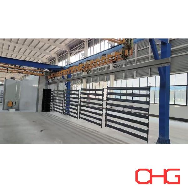 Customized Metal Shelves Production Line with Electrostatic Powder Coating and