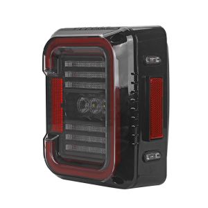 LED Tail Lights Rear Brake Lamps Turn Stop Reverse For Jeep Wrangler TJ CJ JK